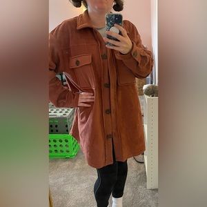 NWT Burnt Orange Shacket